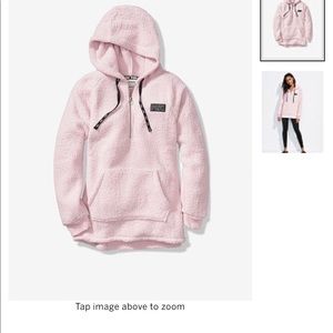 Vs pink Sherpa Hoodie Xs